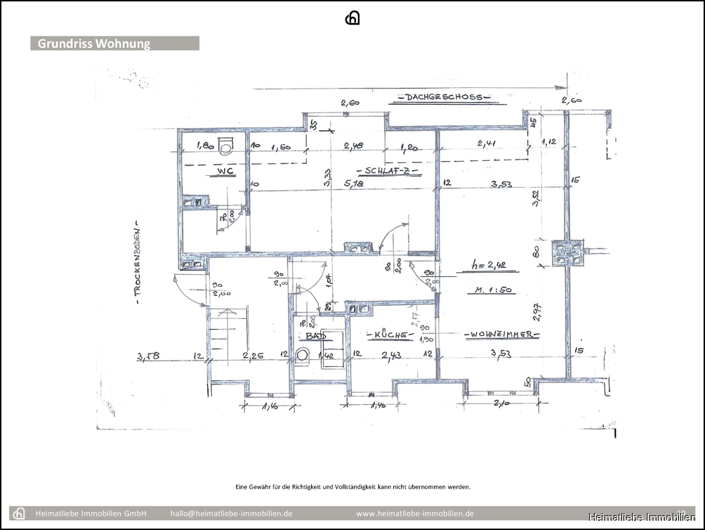 Grundriss Heimatliebe Immobilienmakler Essen